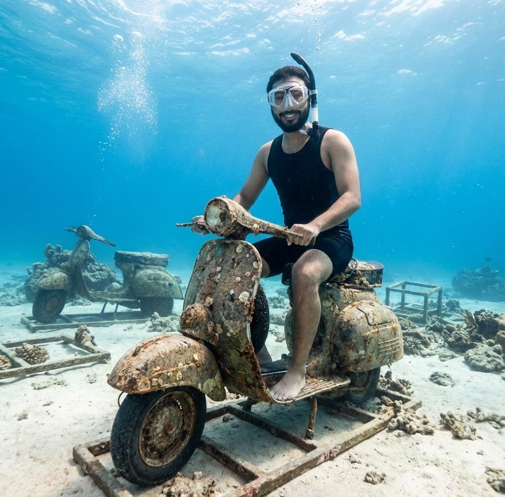 Under Water Image Creation Prompt